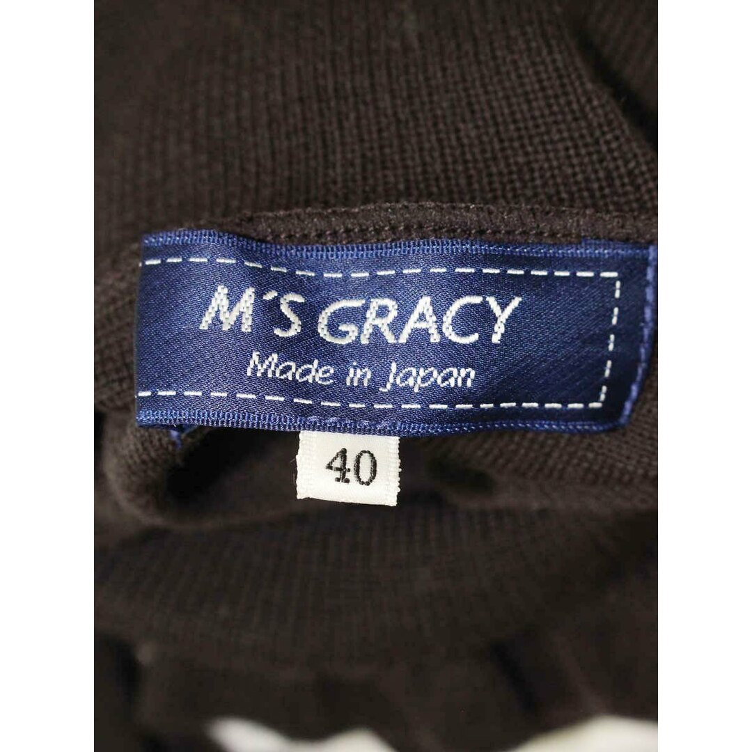 M'S GRACY - エムズグレイシー 418701 ニットトップス 40 M'S GRACY - エムズグレイシー 418701 ニットトップス 40