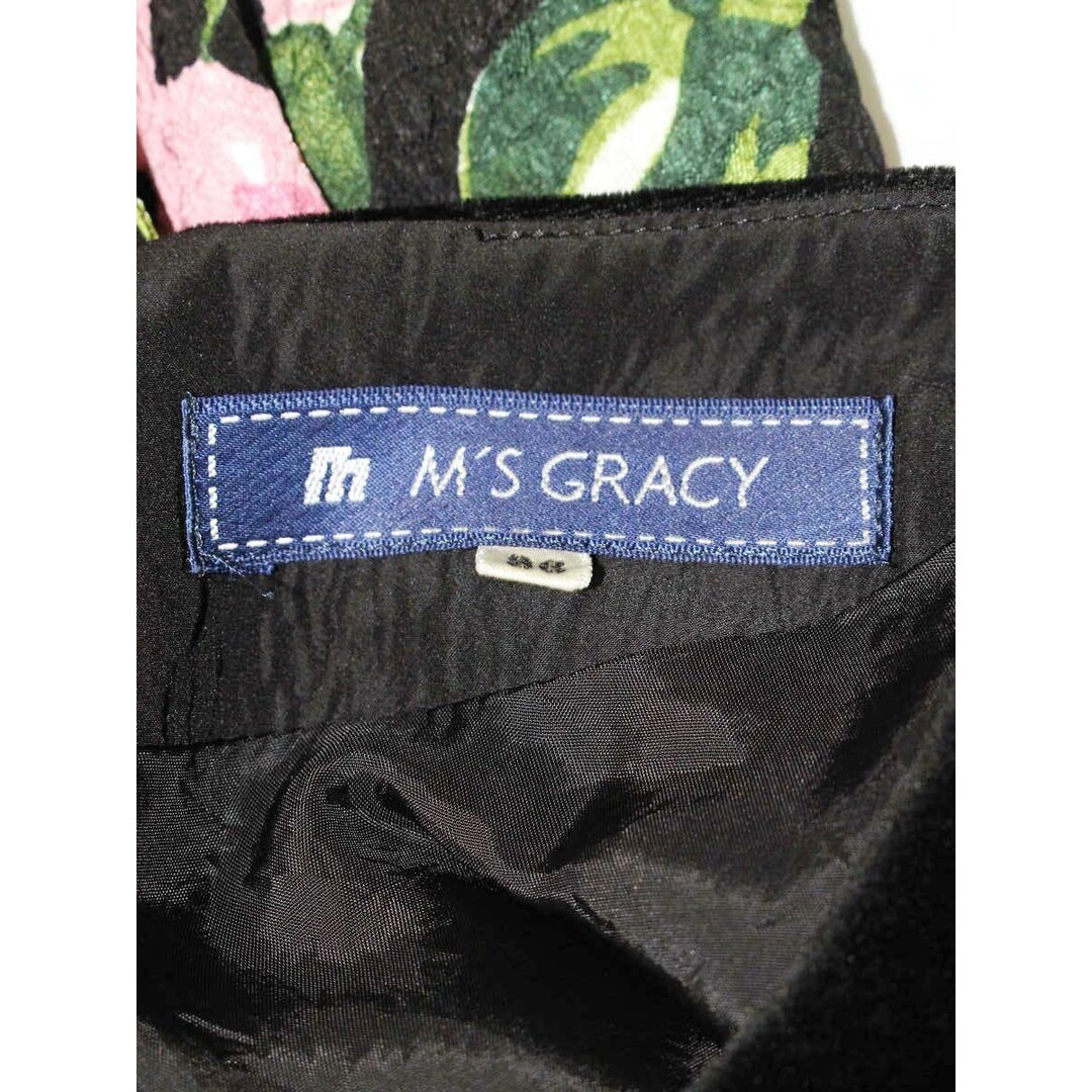 M'S GRACY - エムズグレイシー 221739 ワンピース 36 ブラック M'S GRACY - エムズグレイシー 221739 ワンピース 36 ブラック