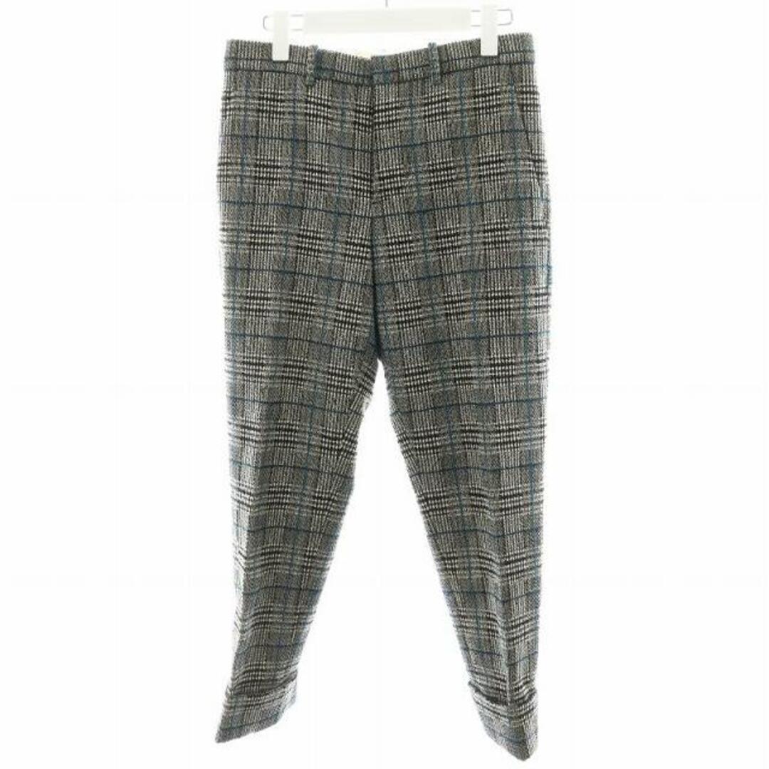 MARNI - マルニ パンツ スラックス グレンチェック シルク混 絹 MARNI - マルニ パンツ スラックス グレンチェック シルク混 絹