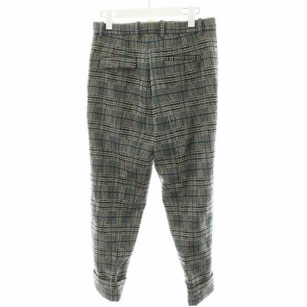 MARNI - マルニ パンツ スラックス グレンチェック シルク混 絹 MARNI - マルニ パンツ スラックス グレンチェック シルク混 絹