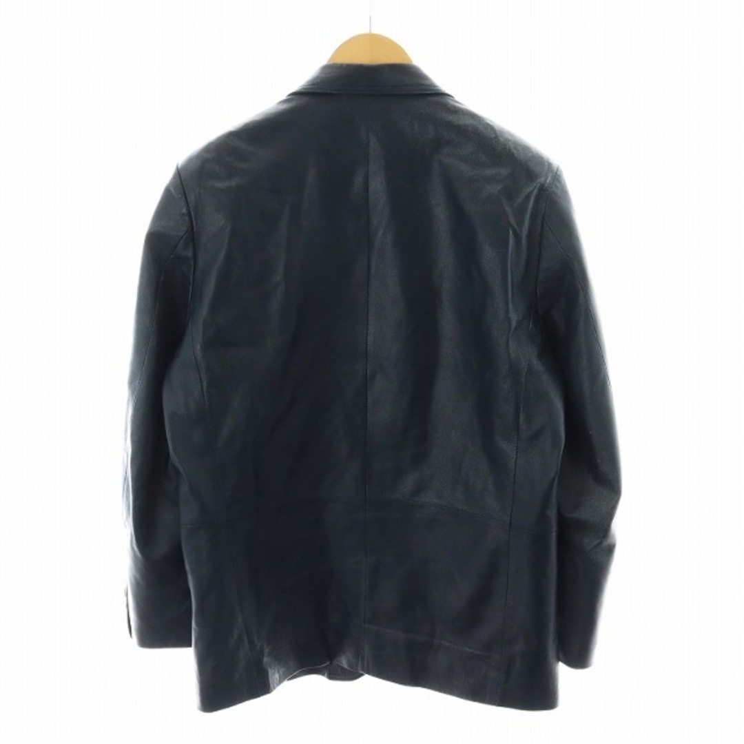 BALMAIN - バルマン テーラードジャケット シングル ラムレザー BALMAIN - バルマン テーラードジャケット シングル ラムレザー