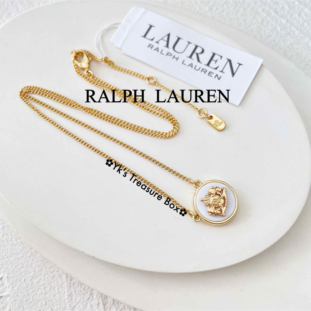 Ralph Lauren - U587/RALPH LAUREN天然シェル柄RLLクラウン Ralph Lauren - U587/RALPH LAUREN天然シェル柄RLLクラウン