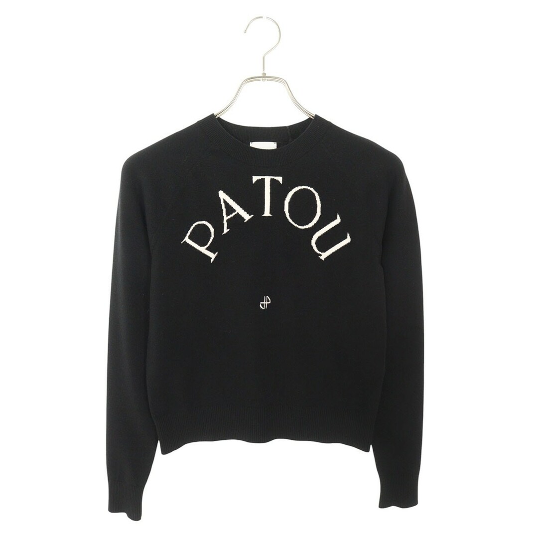 PATOU - パトゥ 23S-KN110-8045 ロゴ刺繍ニット レディース XSの PATOU - パトゥ 23S-KN110-8045 ロゴ刺繍ニット レディース XSの