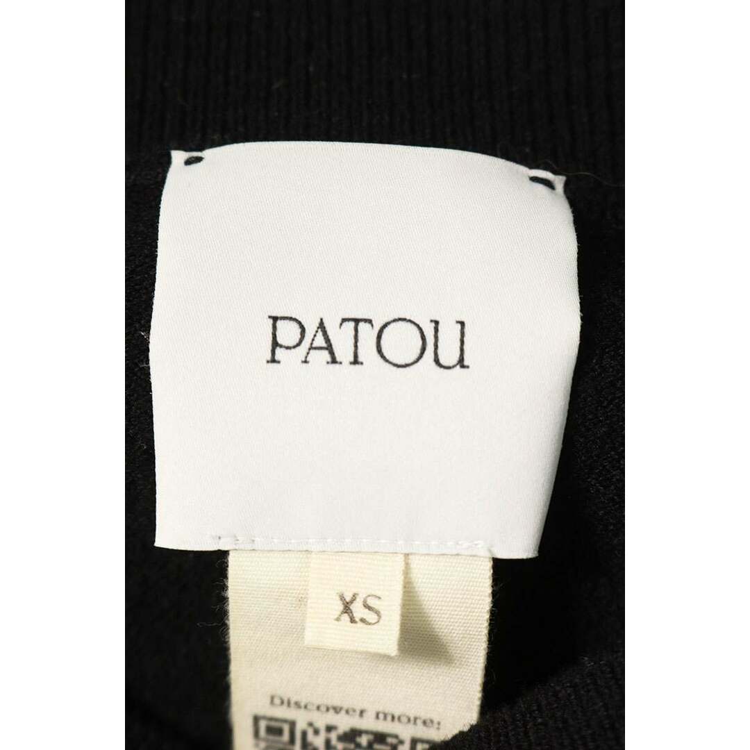 PATOU - パトゥ 23S-KN110-8045 ロゴ刺繍ニット レディース XSの PATOU - パトゥ 23S-KN110-8045 ロゴ刺繍ニット レディース XSの