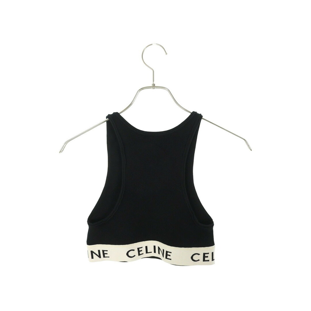 CELINE - セリーヌ 2A68L372N ロゴクロップドタンクトップ CELINE - セリーヌ 2A68L372N ロゴクロップドタンクトップ