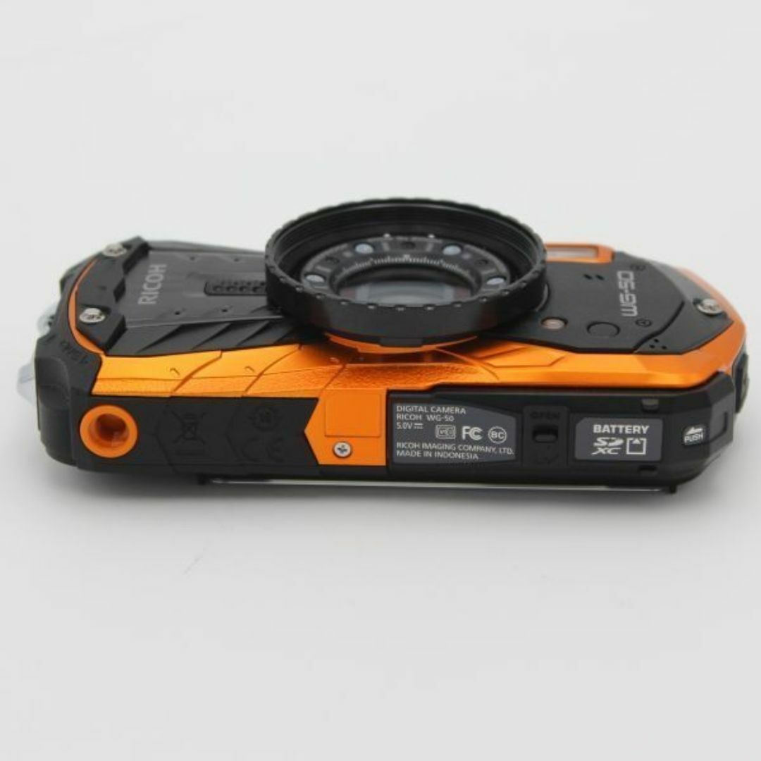 RICOH - RICOH 防水デジタルカメラ RICOH WG-50 オレンジの通販 RICOH - RICOH 防水デジタルカメラ RICOH WG-50 オレンジの通販