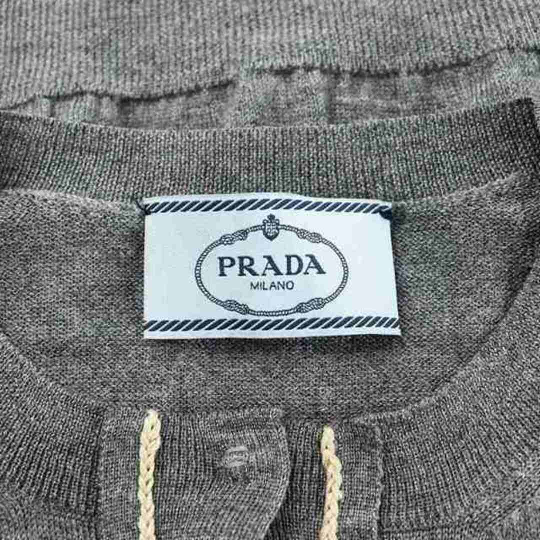 PRADA - プラダ カーディガン 長袖 ウール シルク混 絹 38 PRADA - プラダ カーディガン 長袖 ウール シルク混 絹 38