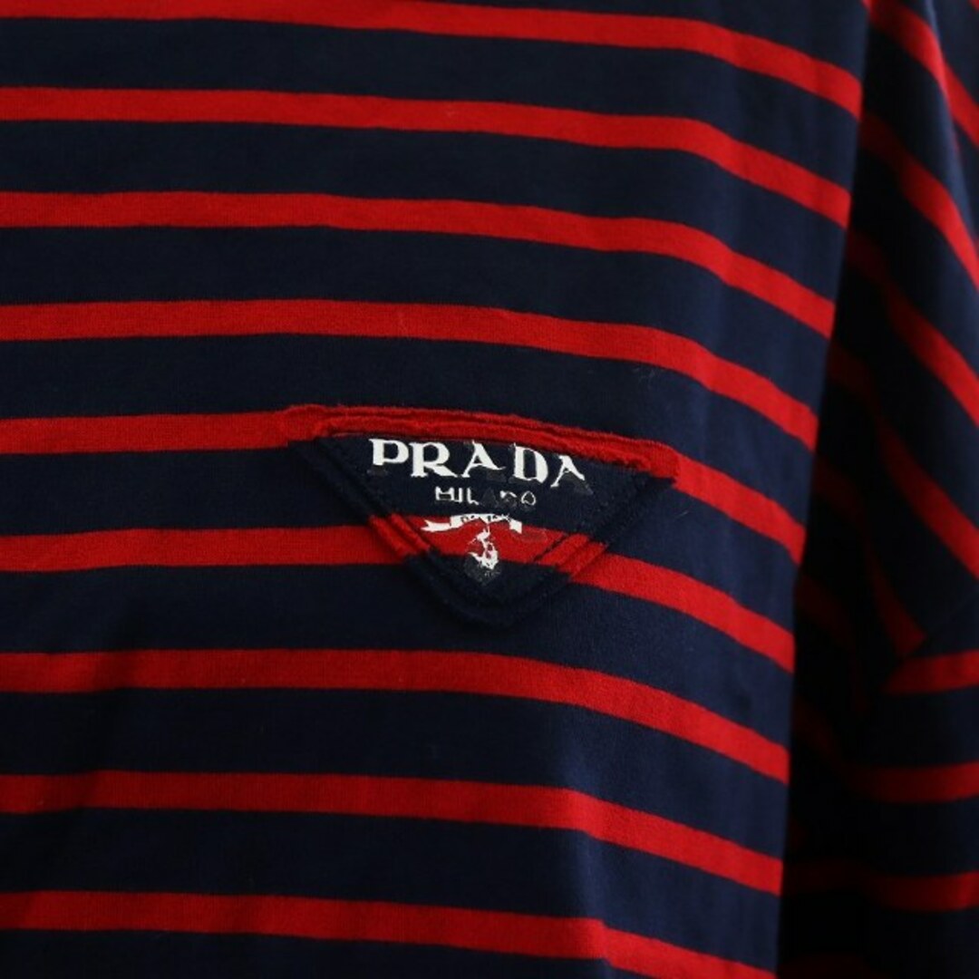 PRADA - プラダ 22SS トライアングルロゴ Tシャツ カットソー XS PRADA - プラダ 22SS トライアングルロゴ Tシャツ カットソー XS