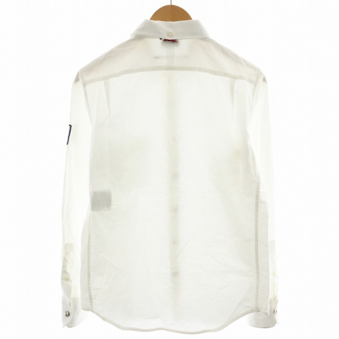 MONCLER - モンクレール GAMME BLEU CAMICIA シャツ 長袖 2 白の MONCLER - モンクレール GAMME BLEU CAMICIA シャツ 長袖 2 白の