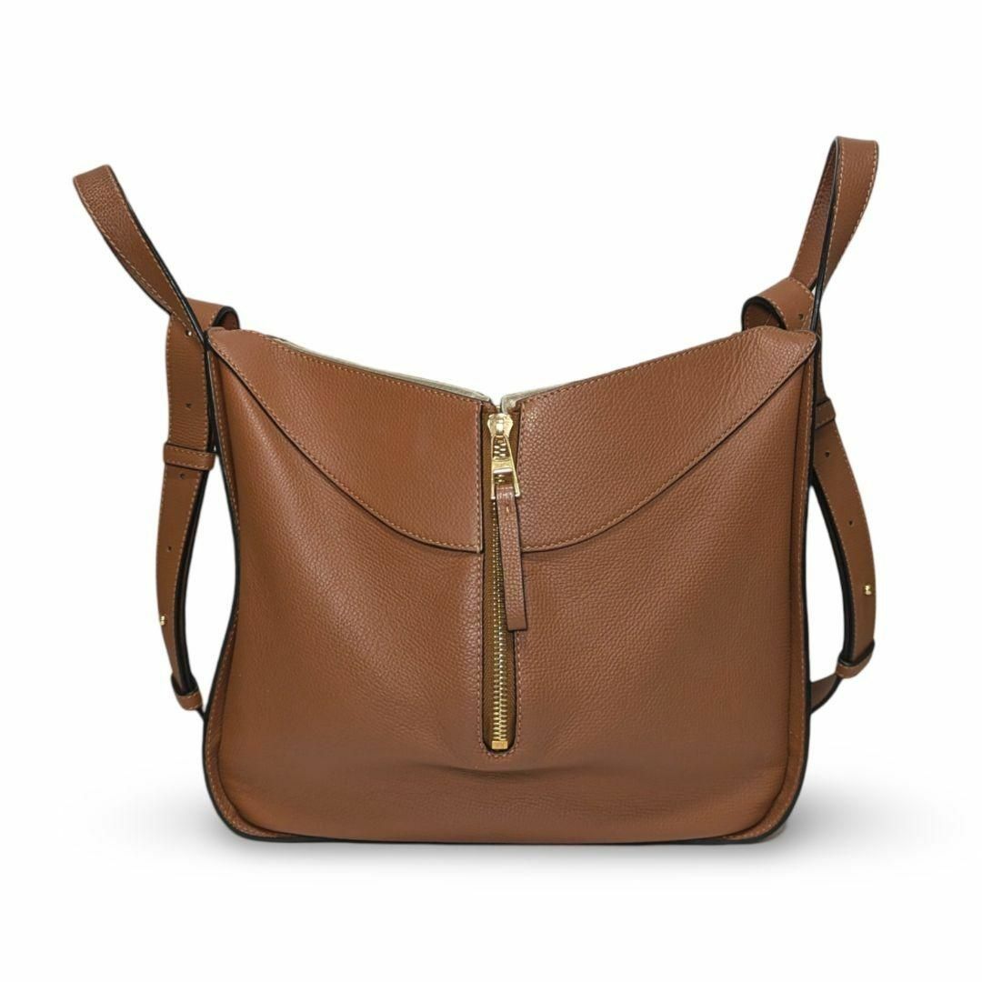 LOEWE - 【極美品】LOEWEロエベ ハンモック ブラウンレザー 2way LOEWE - 【極美品】LOEWEロエベ ハンモック ブラウンレザー 2way