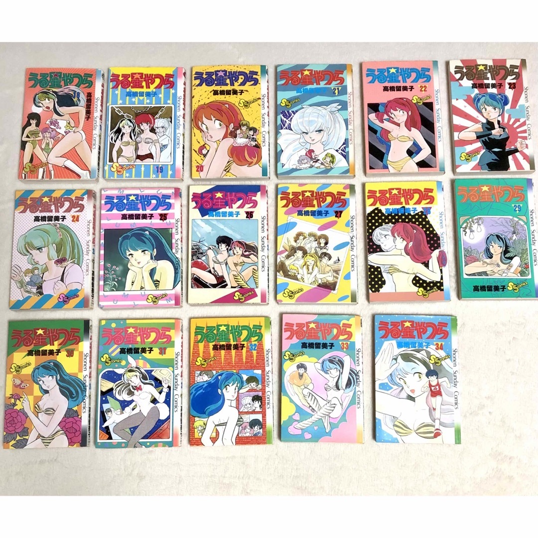 高橋留美子 うる星やつら 全34巻セット(初版 18冊)の通販 by 高橋留美子 うる星やつら 全34巻セット(初版 18冊)の通販 by