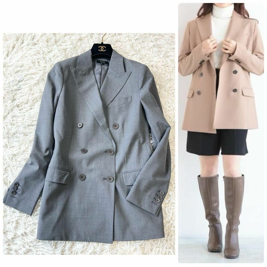 Theory - 美品 セオリー Theory ダブルブレストテーラード Theory - 美品 セオリー Theory ダブルブレストテーラード