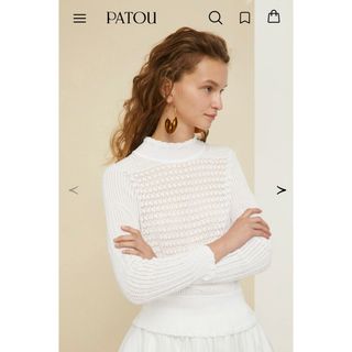 PATOU - 7日まで最終価格!新品未使用!Patou リブニット PATOU - 7日まで最終価格!新品未使用!Patou リブニット