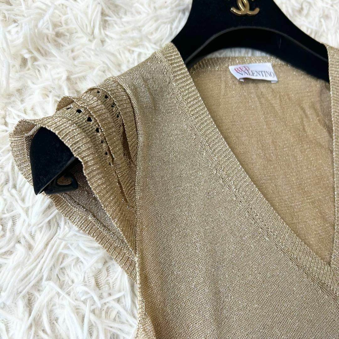 RED VALENTINO - 新品 レッドヴァレンティノ ラメ シャイニー RED VALENTINO - 新品 レッドヴァレンティノ ラメ シャイニー