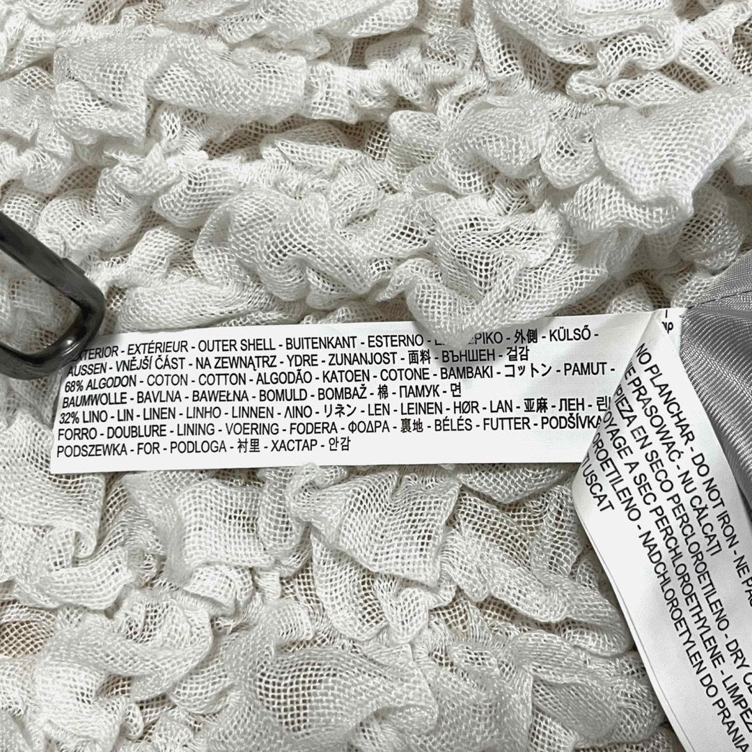 ZARA - 極美品 ザラ テーラードジャケット リネン混 シングル 2B ZARA - 極美品 ザラ テーラードジャケット リネン混 シングル 2B