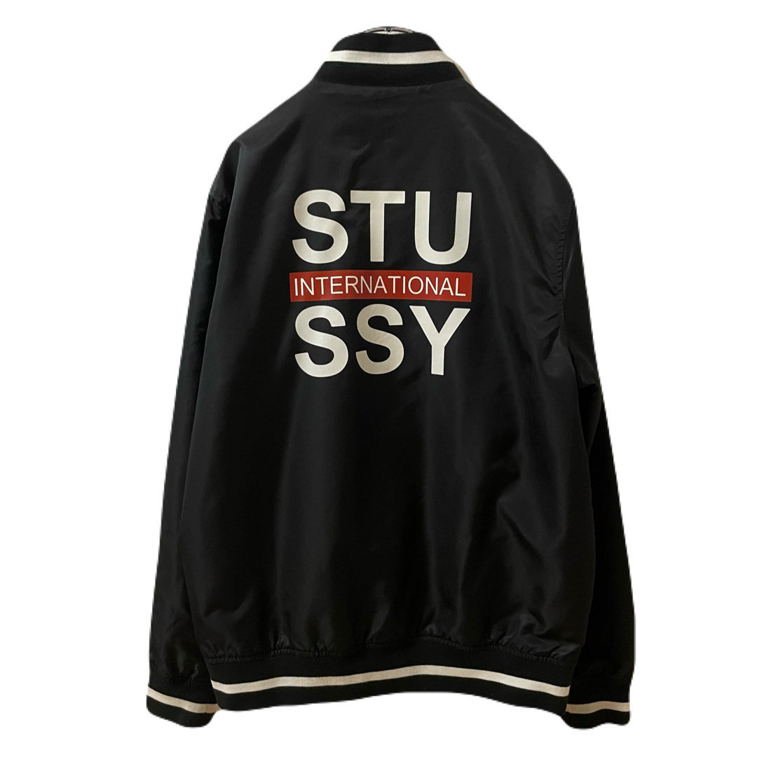 STUSSY - STUSSY INTERNATIONAL ブルゾン ナイロンジャケットの STUSSY - STUSSY INTERNATIONAL ブルゾン ナイロンジャケットの