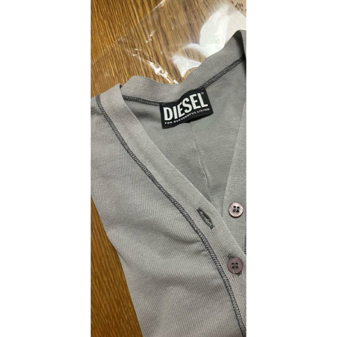 DIESEL - 極美品 DIESELリブ コットン ストレッチ カーディガン DIESEL - 極美品 DIESELリブ コットン ストレッチ カーディガン