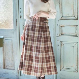 Noela - お値下げ♡半額♡ノエラ♡ ベルト付チェックスカートの Noela - お値下げ♡半額♡ノエラ♡ ベルト付チェックスカートの