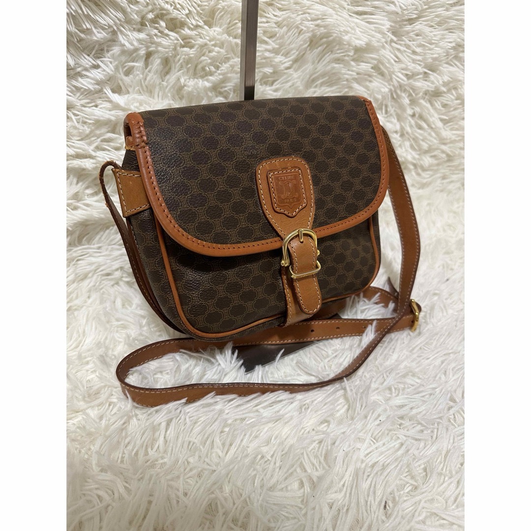 CELINE - 希少 セリーヌ ショルダーバッグ ポシェット マカダム CELINE - 希少 セリーヌ ショルダーバッグ ポシェット マカダム