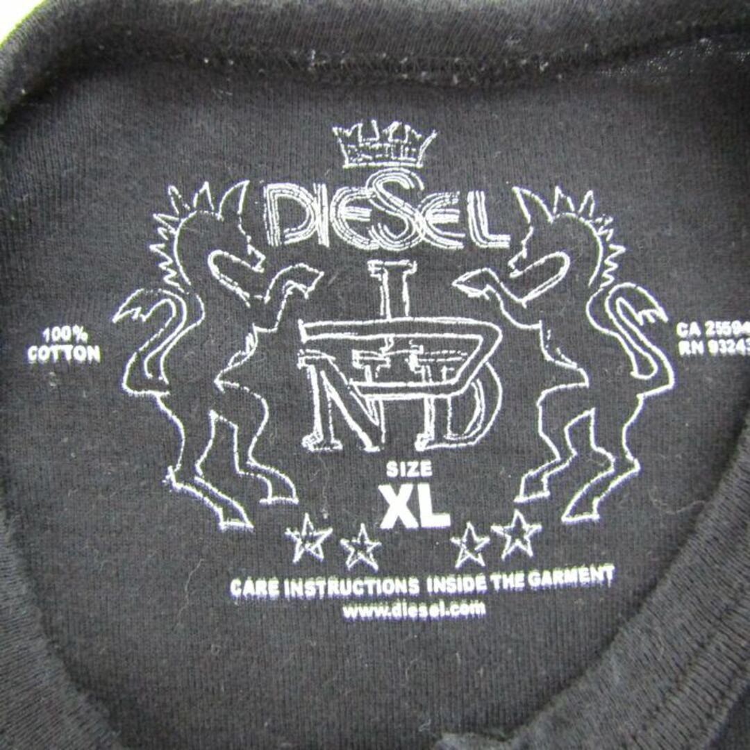 DIESEL - ディーゼル 長袖Tシャツ トップス ヘンリーネック DIESEL - ディーゼル 長袖Tシャツ トップス ヘンリーネック