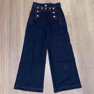 SEE BY CHLOE - SeeByChloe ワイドデニムパンツの通販|ラクマ SEE BY CHLOE - SeeByChloe ワイドデニムパンツの通販|ラクマ