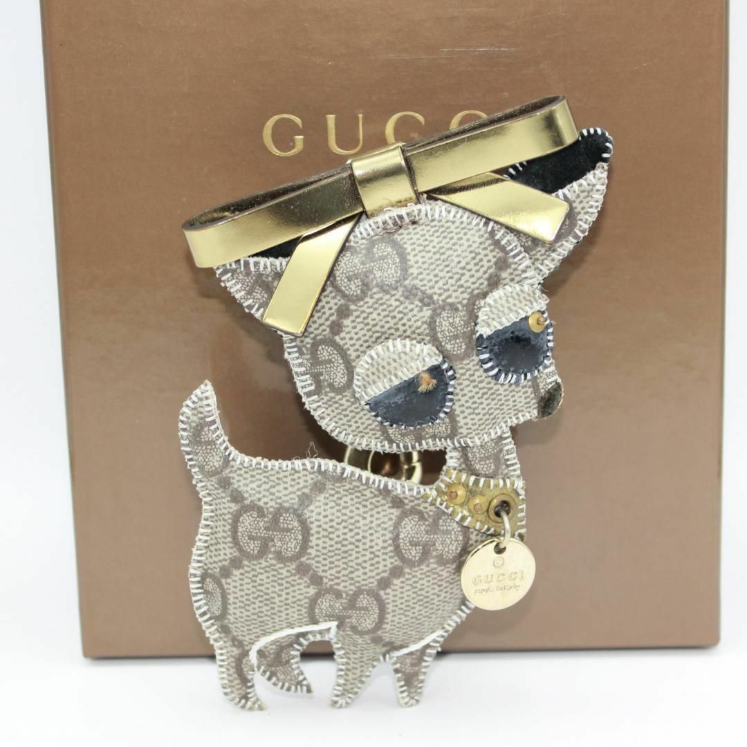 GUCCI - GUCCI グッチ グッチョリ チワワ GG柄 チャーム GUCCI - GUCCI グッチ グッチョリ チワワ GG柄 チャーム
