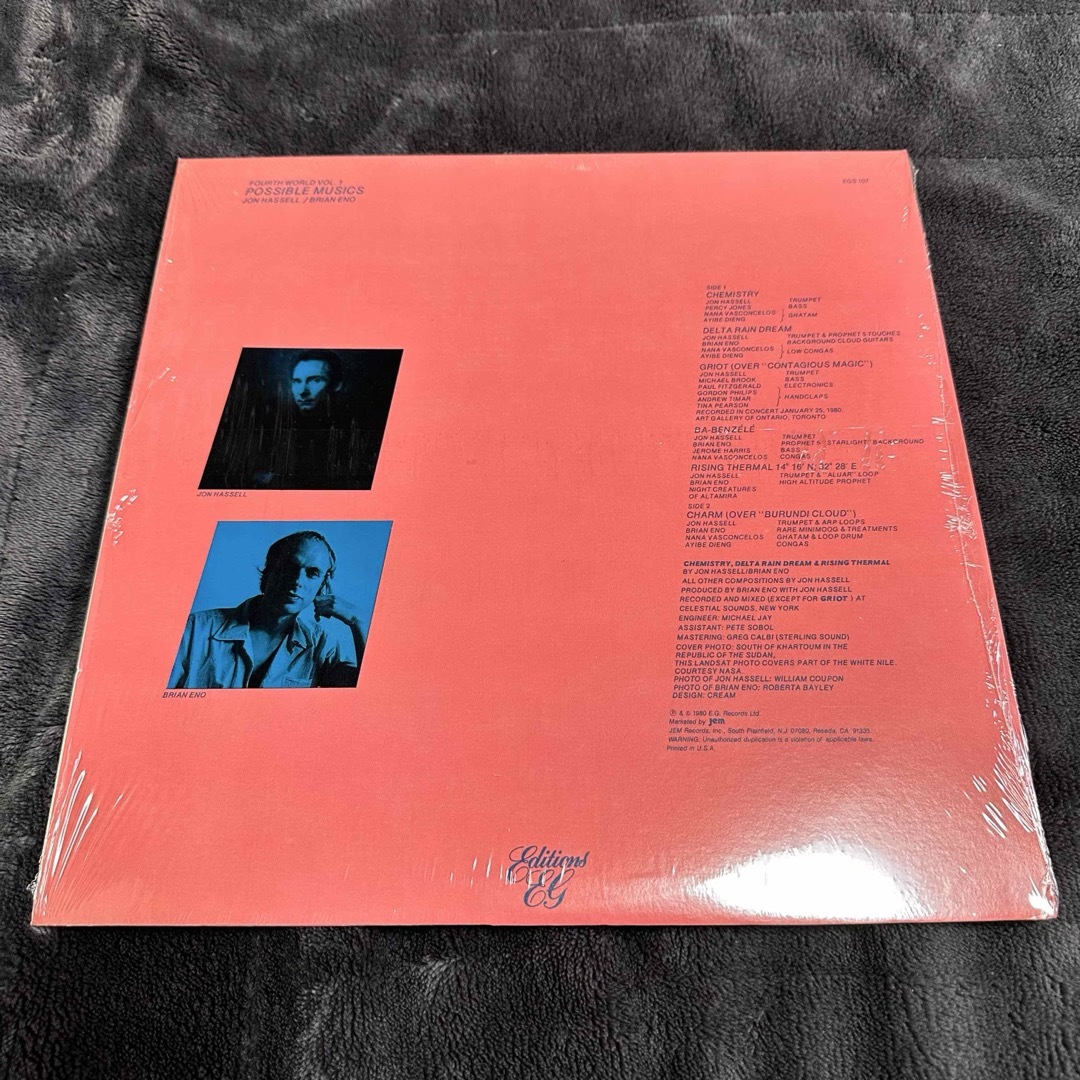 Jon Hassell / Brian Eno /Possible Musicsの通販 by レコード Jon Hassell / Brian Eno /Possible Musicsの通販 by レコード