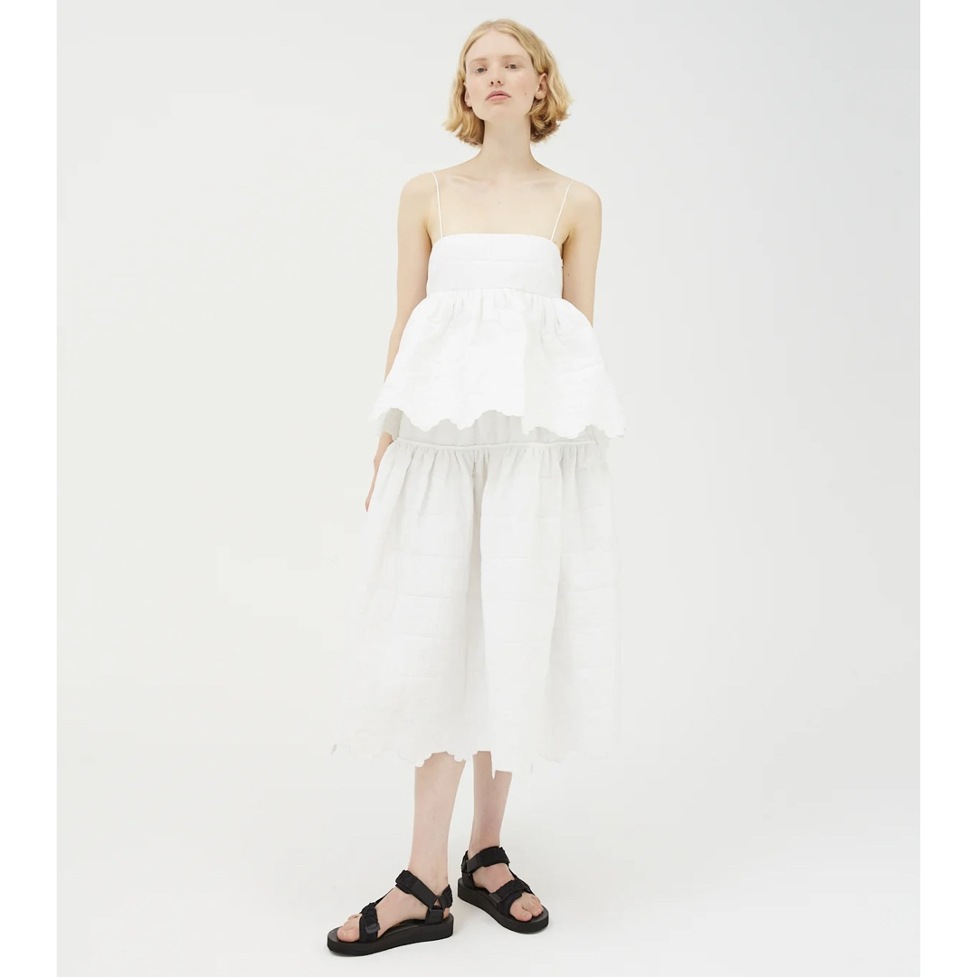 CECILIE BAHNSEN - 【新品】セシリーバンセン 白キルティング CECILIE BAHNSEN - 【新品】セシリーバンセン 白キルティング