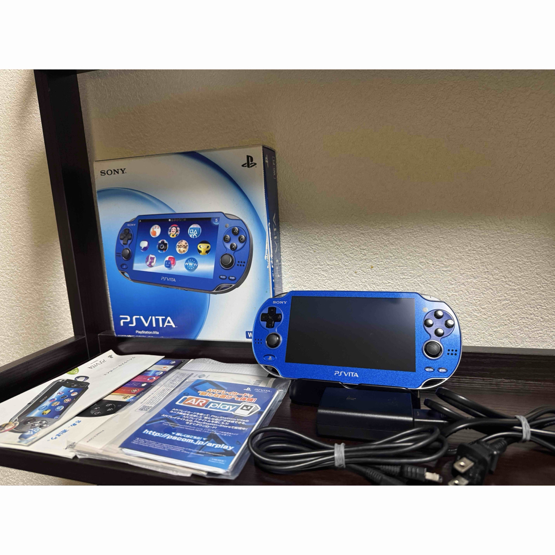 PlayStation Vita - PSVITA 本体 PCH-1000 サファイアブルーの PlayStation Vita - PSVITA 本体 PCH-1000 サファイアブルーの