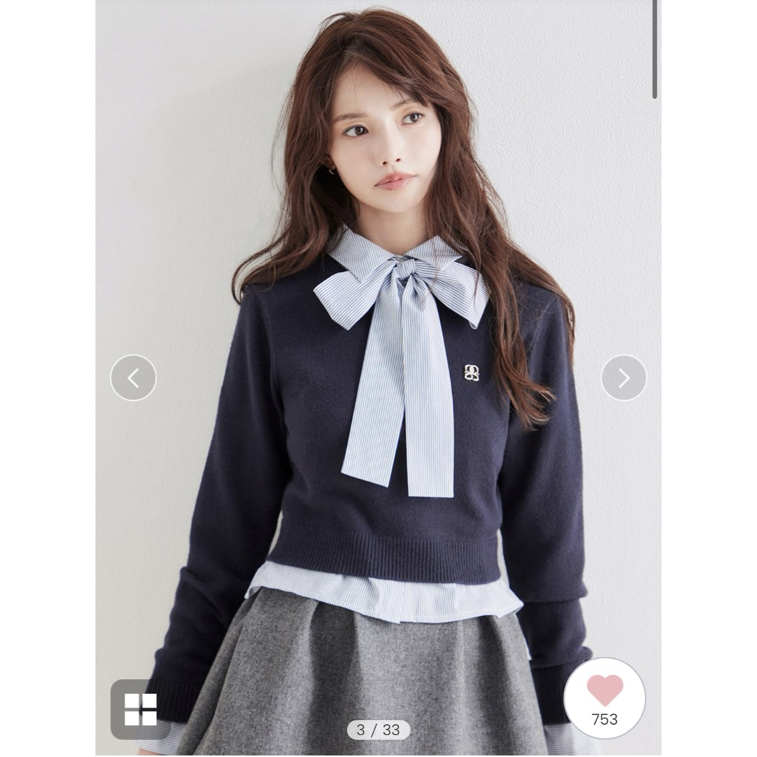 SNIDEL - 新品♡SNIDEL リボンワンポイントロゴシャツ&ミニ SNIDEL - 新品♡SNIDEL リボンワンポイントロゴシャツ&ミニ