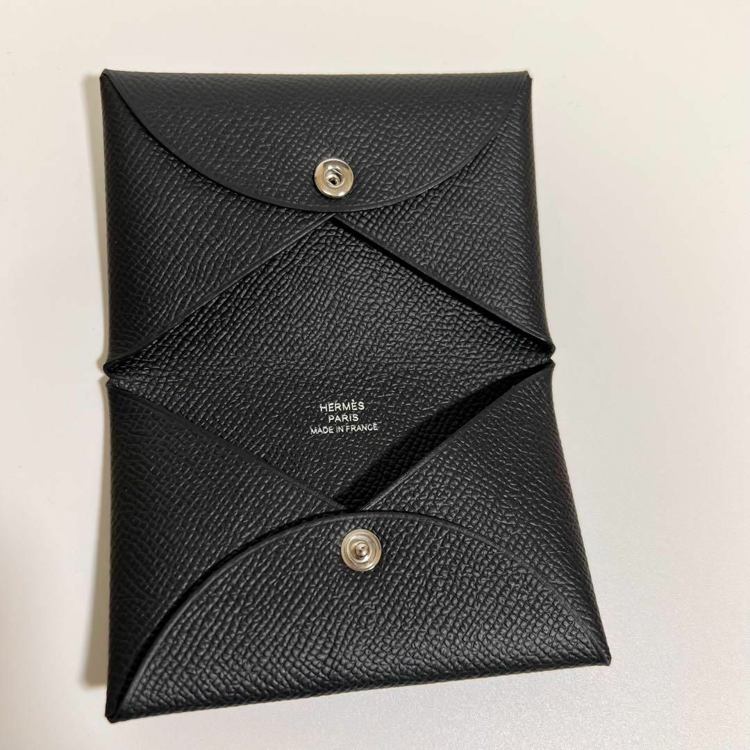 HERMES - 未使用 エルメス カルヴィ カードケース W刻印 コイン HERMES - 未使用 エルメス カルヴィ カードケース W刻印 コイン