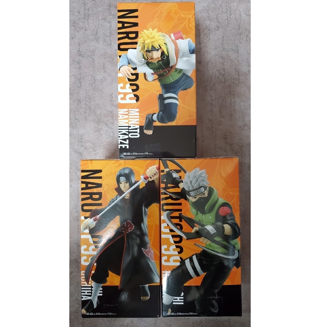 ナルト NARUTO99 フィギュア 3体セットの通販 by 黒兎's shop ナルト NARUTO99 フィギュア 3体セットの通販 by 黒兎's shop