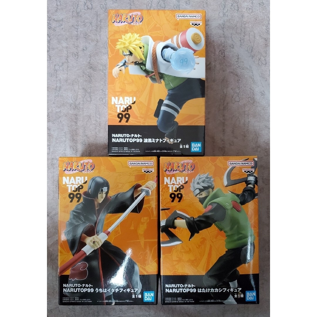 ナルト NARUTO99 フィギュア 3体セットの通販 by 黒兎's shop ナルト NARUTO99 フィギュア 3体セットの通販 by 黒兎's shop