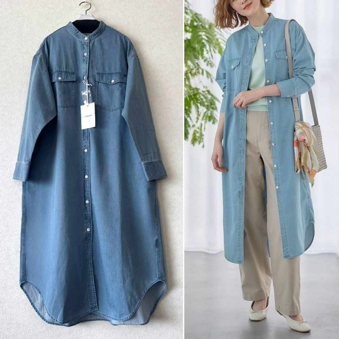 23区 - 大きいサイズ48*23区DENIM ライトダンガリー 23区 - 大きいサイズ48*23区DENIM ライトダンガリー