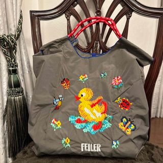 FEILER - 新品 Ball&Chain FEILER エコバッグ M グレー ハイジ FEILER - 新品 Ball&Chain FEILER エコバッグ M グレー ハイジ