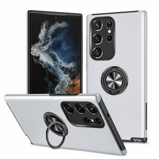 Samsung Galaxy S23 Ultra ケース リング 耐衝撃 TPU(その他)