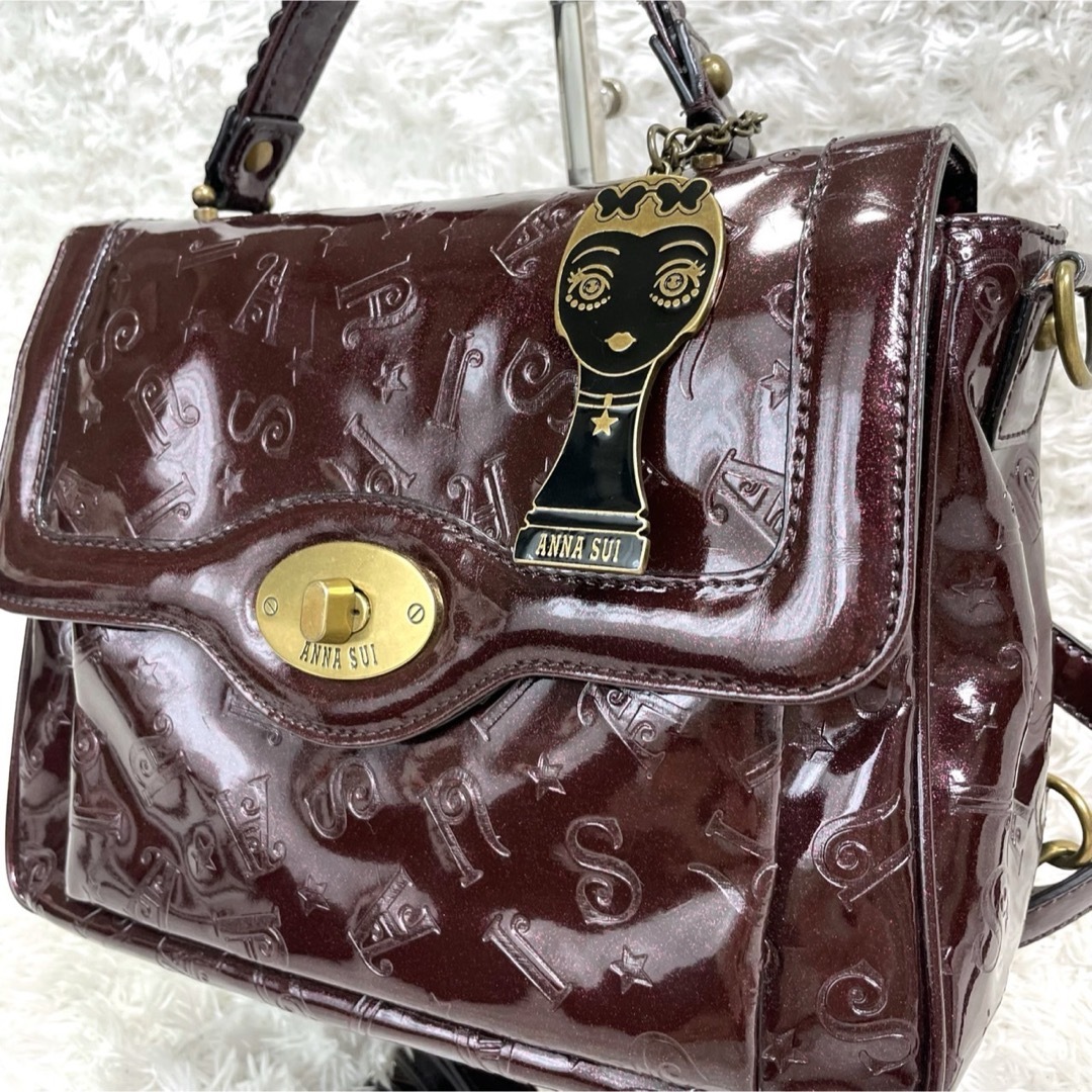 ANNA SUI - ANNA SUI アナスイ 3way リュック ショルダーバッグ ANNA SUI - ANNA SUI アナスイ 3way リュック ショルダーバッグ