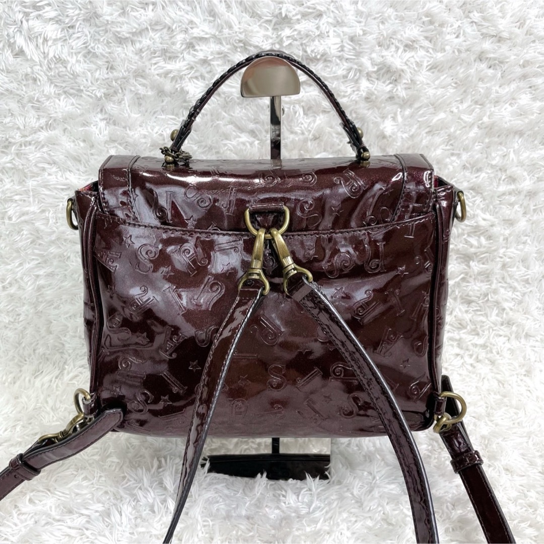 ANNA SUI - ANNA SUI アナスイ 3way リュック ショルダーバッグ ANNA SUI - ANNA SUI アナスイ 3way リュック ショルダーバッグ