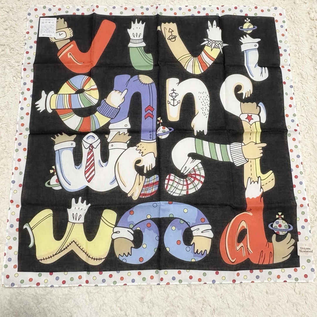 未使用》VivienneWestwood ヴィヴィアンウエストウッド ハンカチ