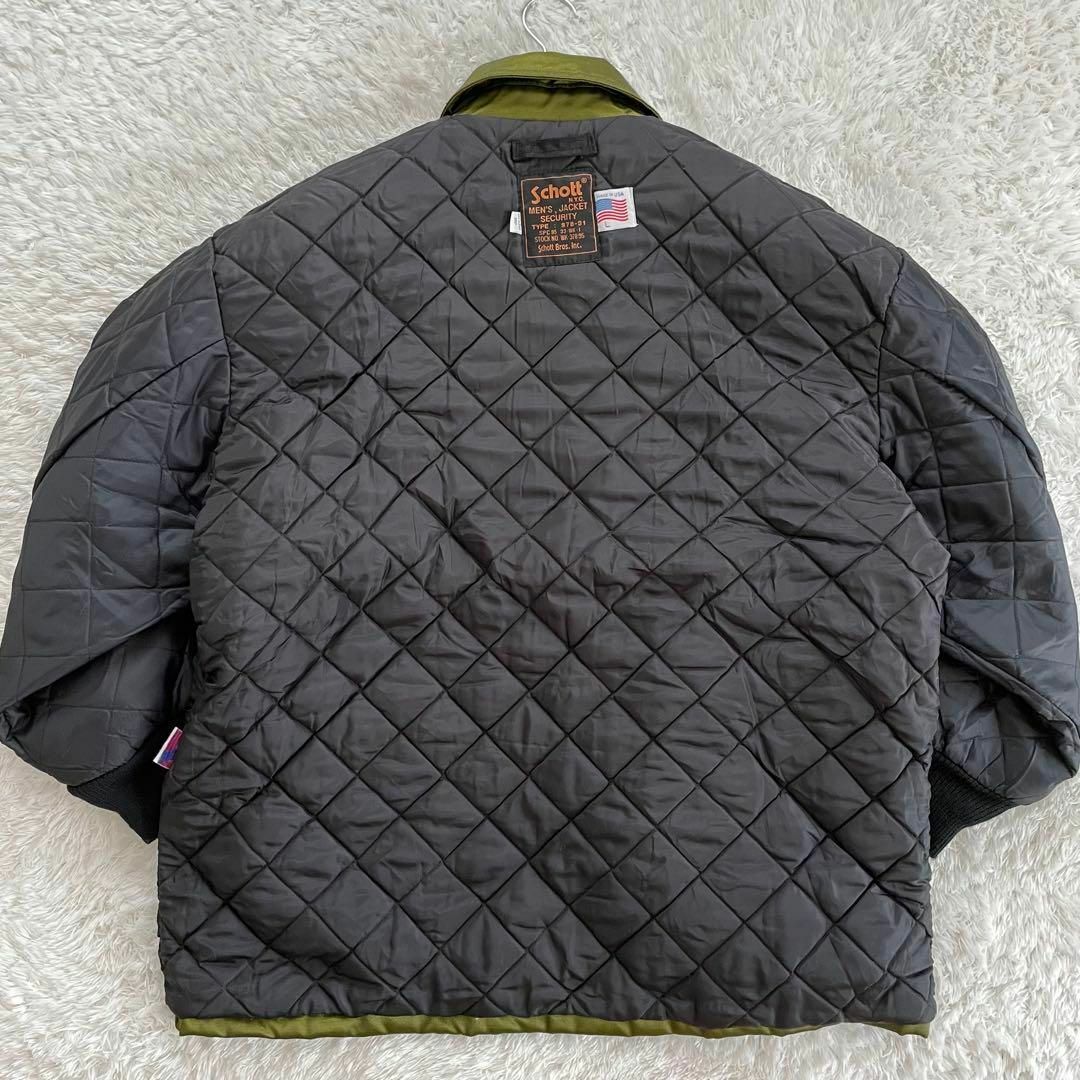 90s usa製 schott セキュリティージャケット リバーシブル 90s usa製 schott セキュリティージャケット リバーシブル