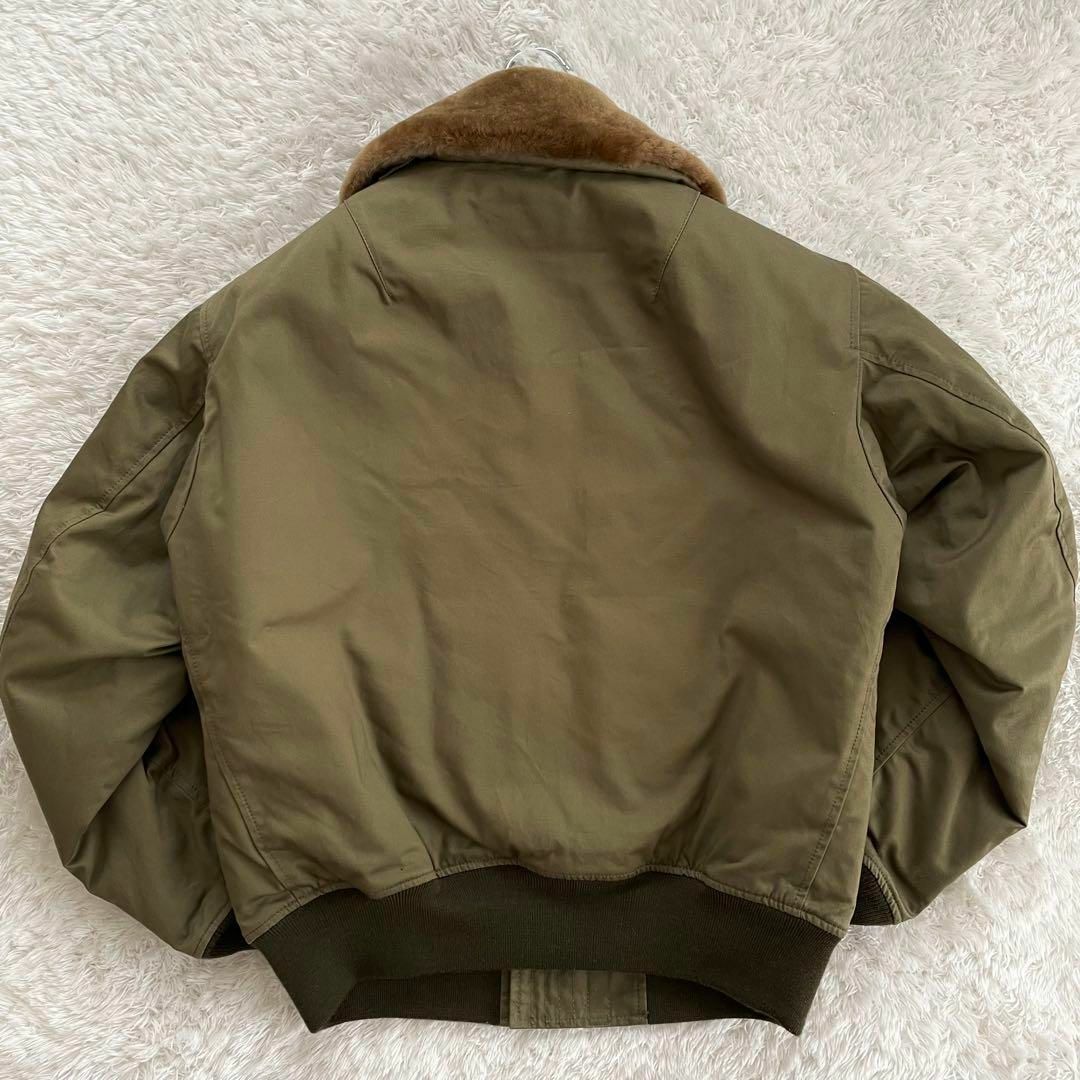 HOUSTON - 美品 ヒューストン フライトジャケット B-15A リアル HOUSTON - 美品 ヒューストン フライトジャケット B-15A リアル