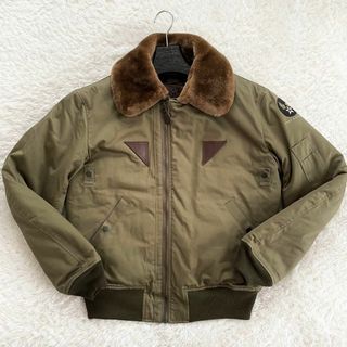 HOUSTON - 美品 ヒューストン フライトジャケット B-15A リアル HOUSTON - 美品 ヒューストン フライトジャケット B-15A リアル