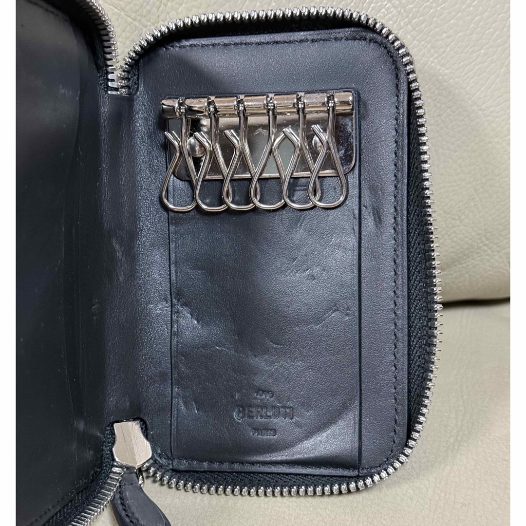 BERLUTI - BERLUTI ベルルッティ コト スクリットレザー ジップ BERLUTI - BERLUTI ベルルッティ コト スクリットレザー ジップ
