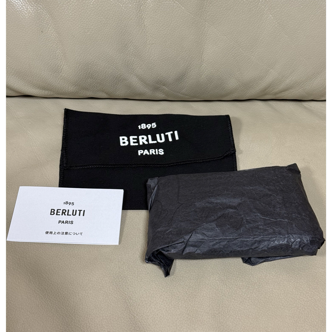 BERLUTI - BERLUTI ベルルッティ コト スクリットレザー ジップ BERLUTI - BERLUTI ベルルッティ コト スクリットレザー ジップ