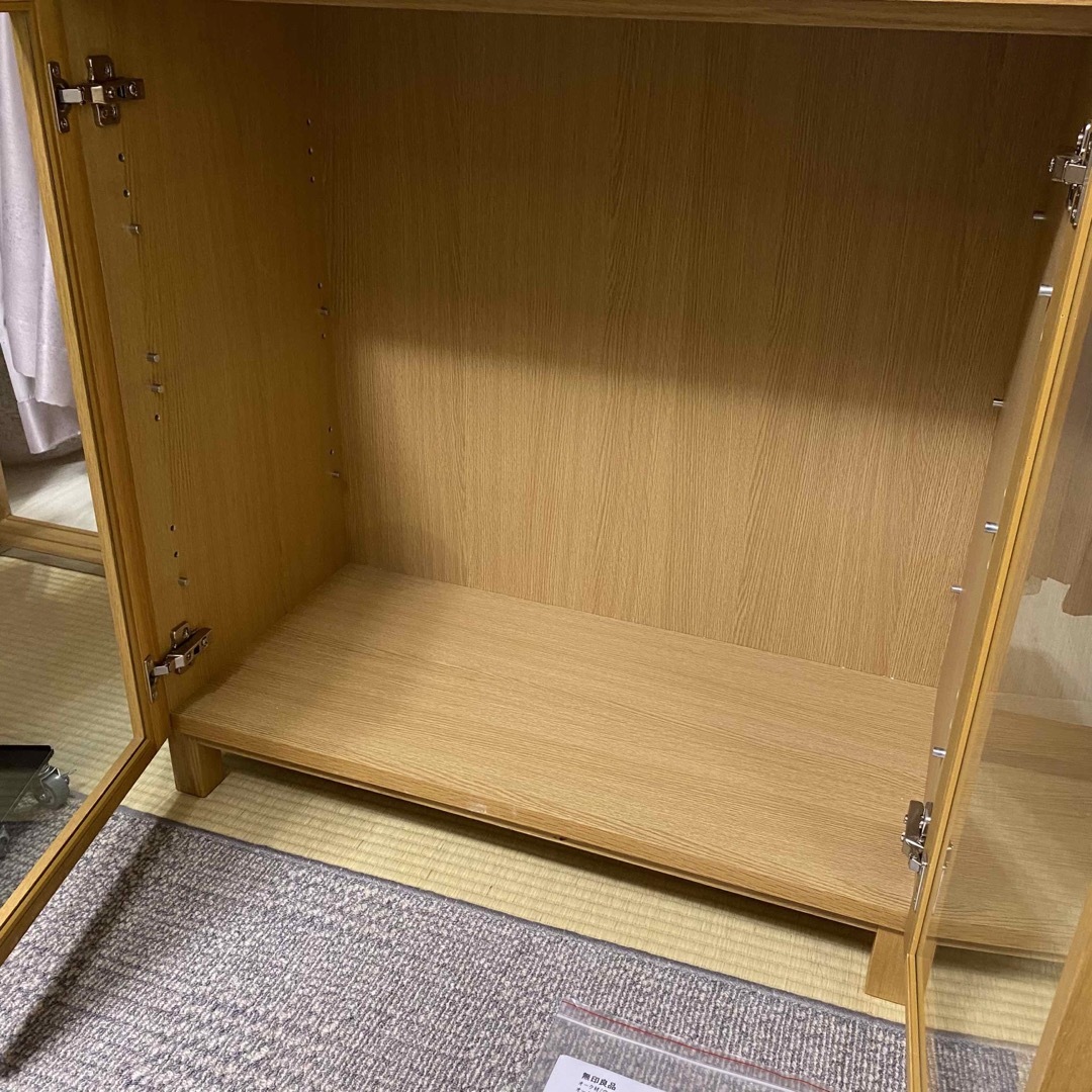 MUJI (無印良品) - 廃盤品 無印良品 オーク材キャビネット MUJI (無印良品) - 廃盤品 無印良品 オーク材キャビネット