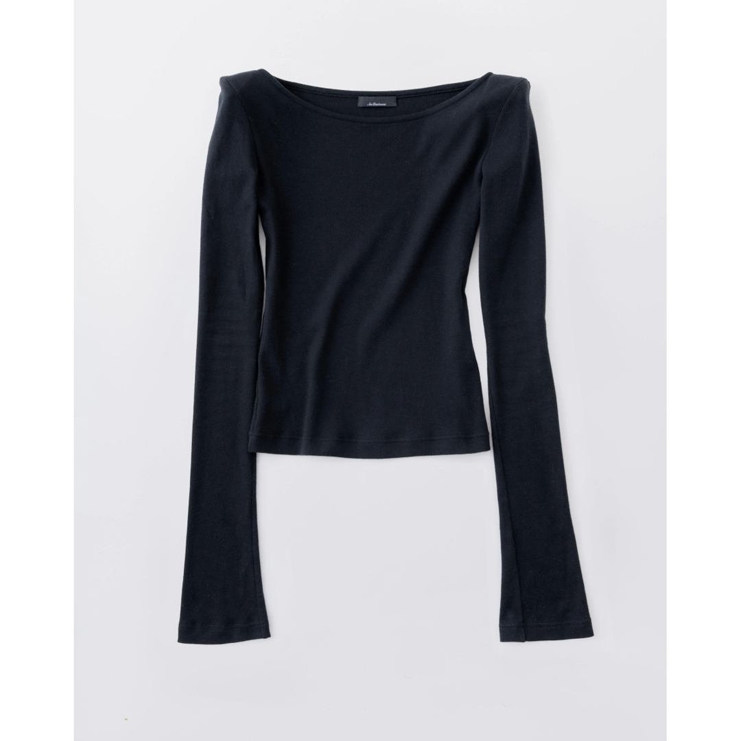 新品】Ans Dotsloevner Shoulder Tops 黒の通販 by aqua2875931 新品】Ans Dotsloevner Shoulder Tops 黒の通販 by aqua2875931