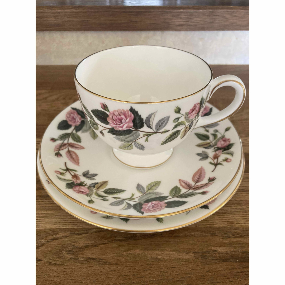 WEDGWOOD - ウェッジウッド ❣️希少ハサウェイローズ❣️ティー WEDGWOOD - ウェッジウッド ❣️希少ハサウェイローズ❣️ティー