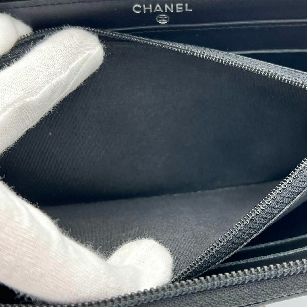 CHANEL - 【極美品】シャネル キャビアスキン ボーイシャネル CHANEL - 【極美品】シャネル キャビアスキン ボーイシャネル
