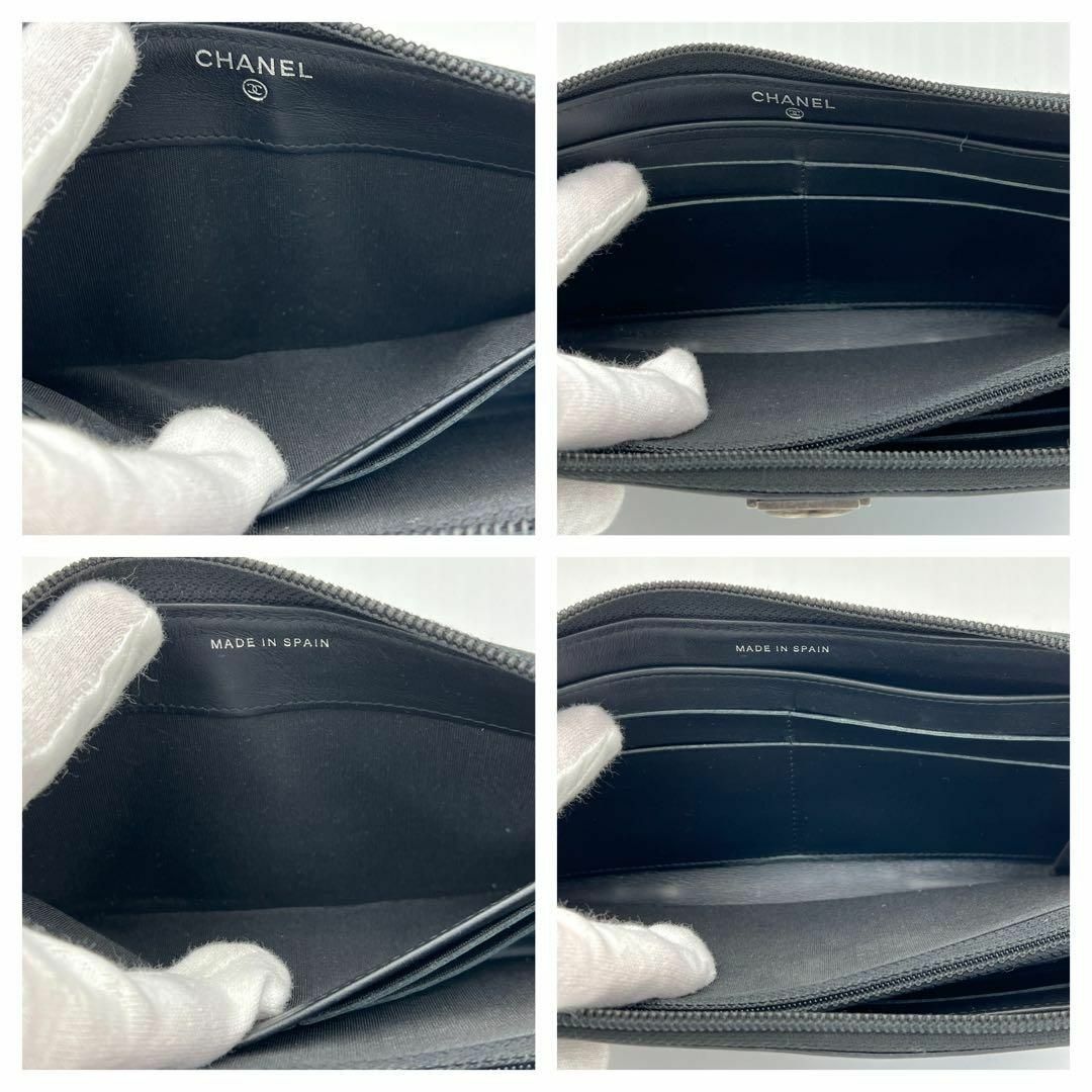 CHANEL - 【極美品】シャネル キャビアスキン ボーイシャネル CHANEL - 【極美品】シャネル キャビアスキン ボーイシャネル