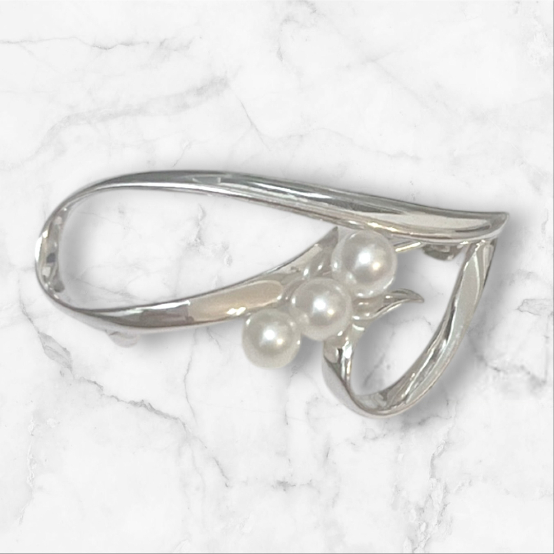 MIKIMOTO - 【極美品】MIKIMOTO パールブローチ あこや真珠 MIKIMOTO - 【極美品】MIKIMOTO パールブローチ あこや真珠